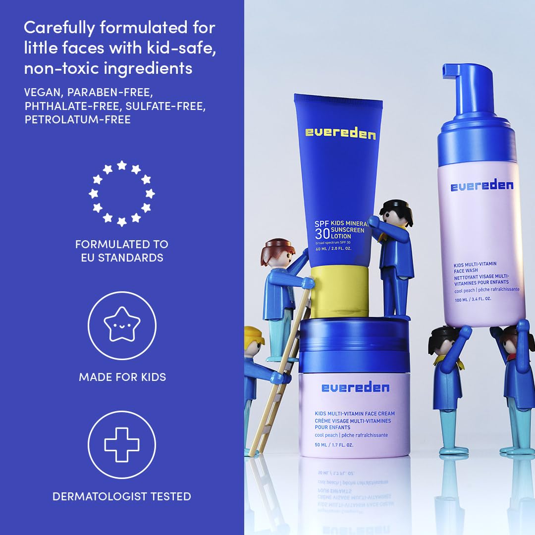 Closeup of Evereden product label and ingredient list for transparency