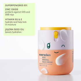 Evereden ingredients label close-up highlighting clean vegan formula