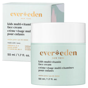 Evereden jar front view showing clean kids-face cream packaging benefit hydration