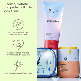 Evereden Mineral Face Cream SPF 20 tube top view showing easy application