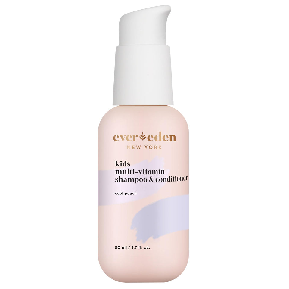 Evereden mini bottle front view showing design and easy-grip travel benefit