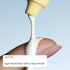 Evereden open cap dispensing fluid to show pour control and texture
