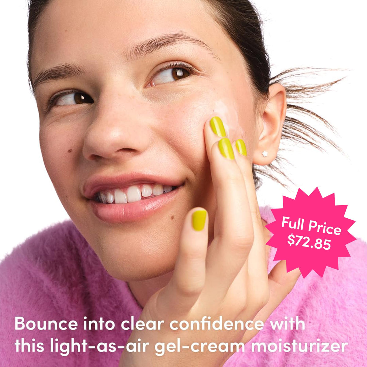 Evereden cleanser pump close-up highlighting gentle cleansing action