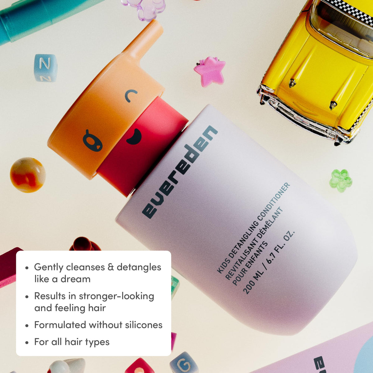 Evereden creamy foam on palm demonstrating gentle lather and easy rinsing