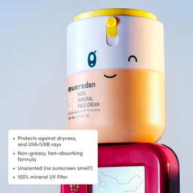 Evereden tube open with cream texture for easy, quick application
