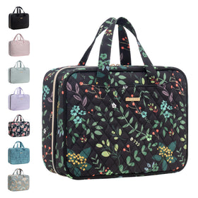 Everfun front view with Black Leaves pattern showing organized compartments and style
