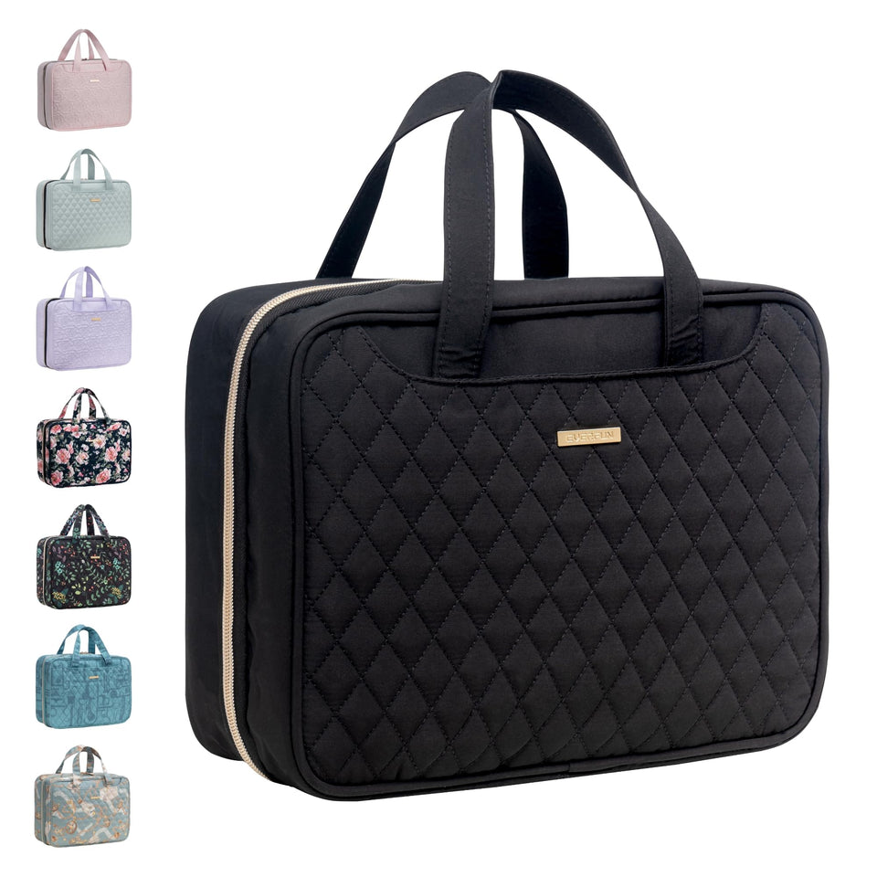 Everfun front view closed showing compact travel-ready organizer