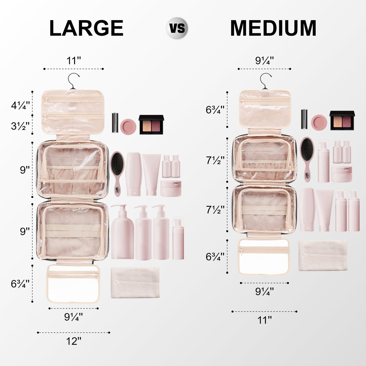 Everfun packed in suitcase demonstrating roomy capacity and travel convenience