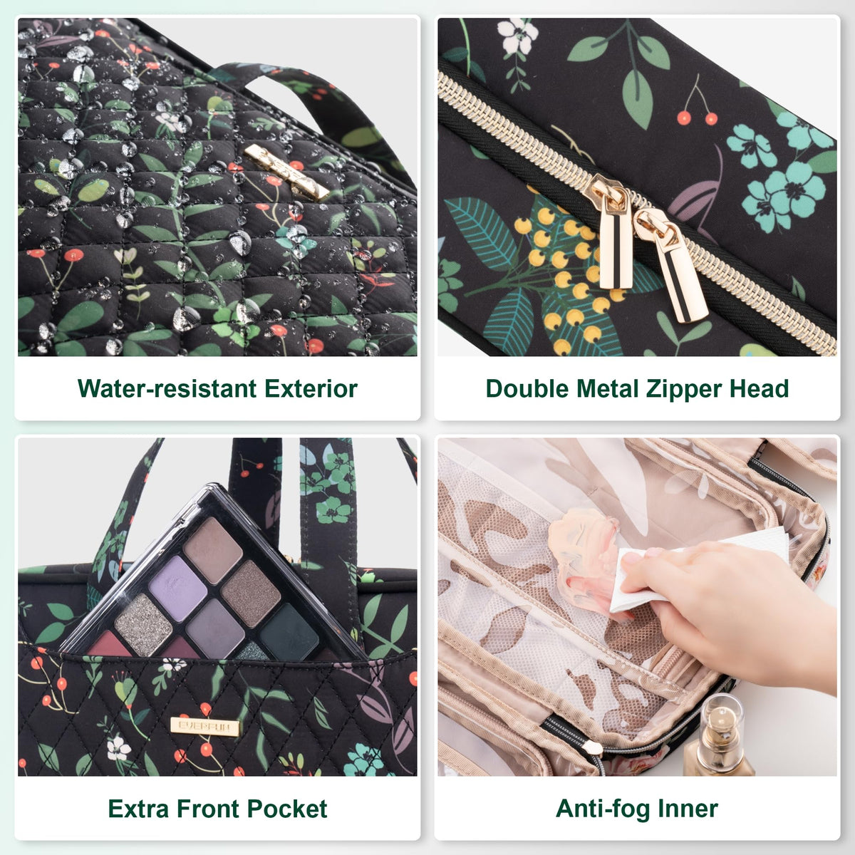 Everfun next to a travel suitcase illustrating compact size and packing ease