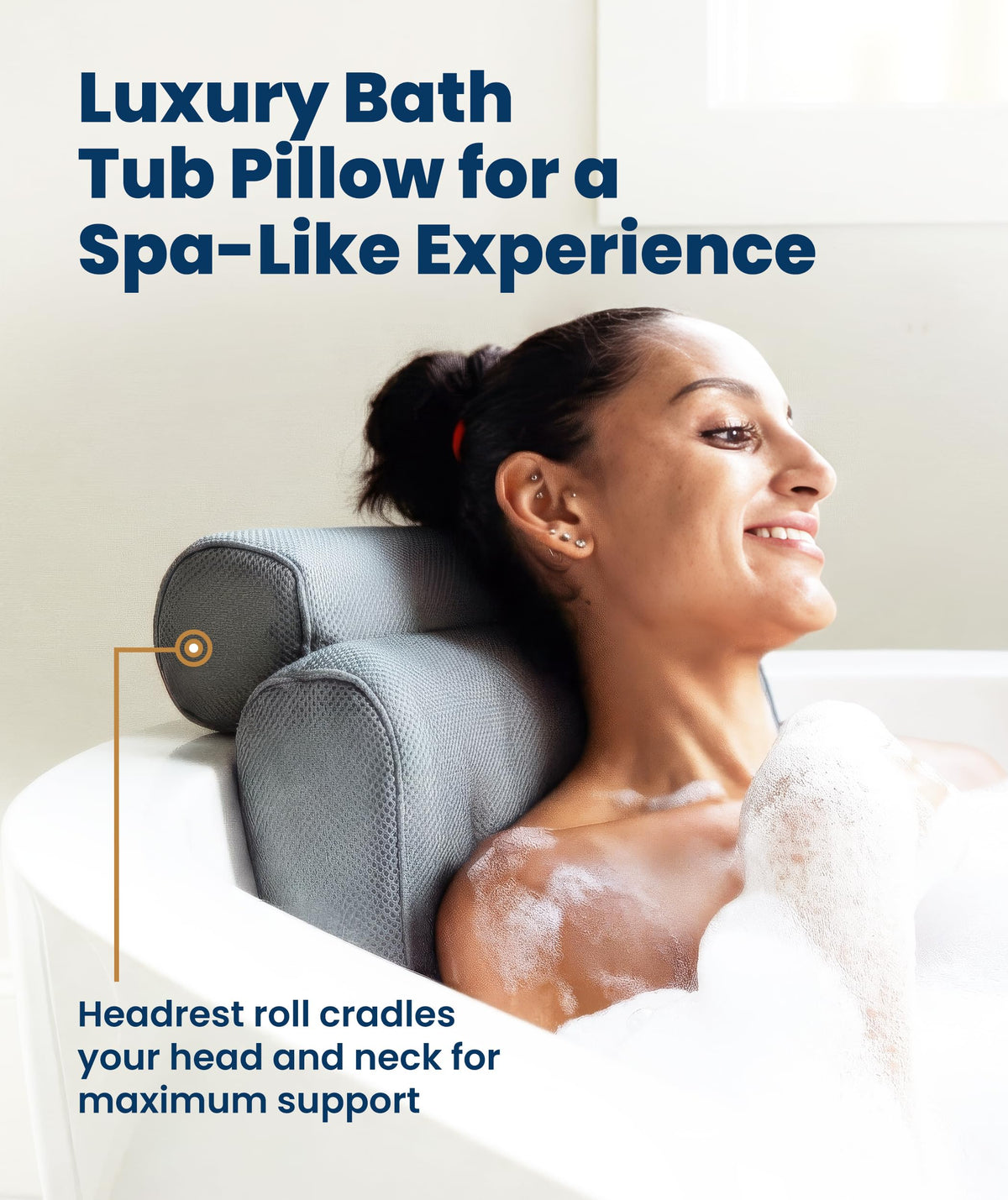 Everlasting Comfort rear suction cups demonstrating secure non-slip hold
