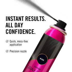 EVERPRO before and after roots illustrating concealed gray and refreshed color