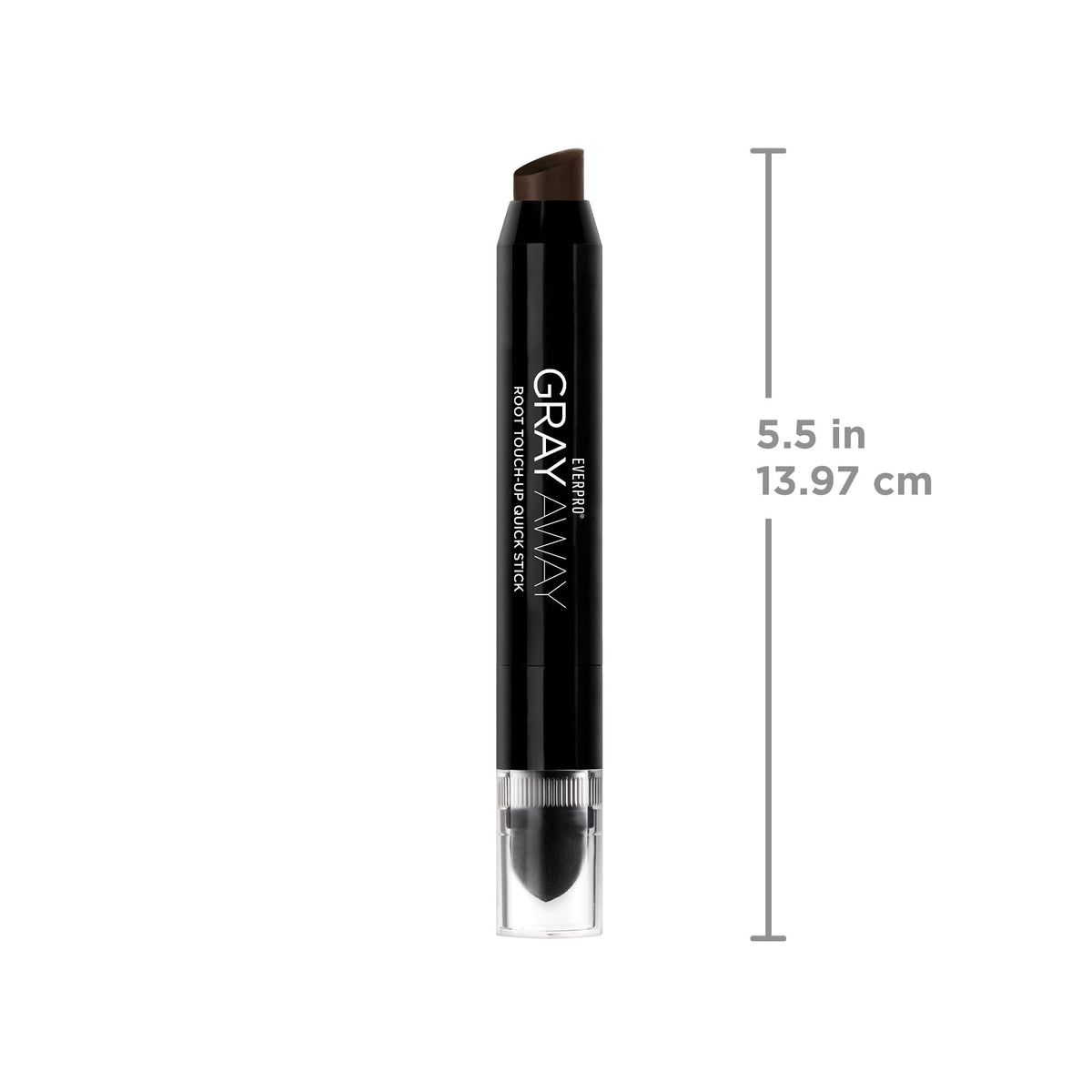 EVERPRO held in hand to show compact size for on-the-go root fixes benefit