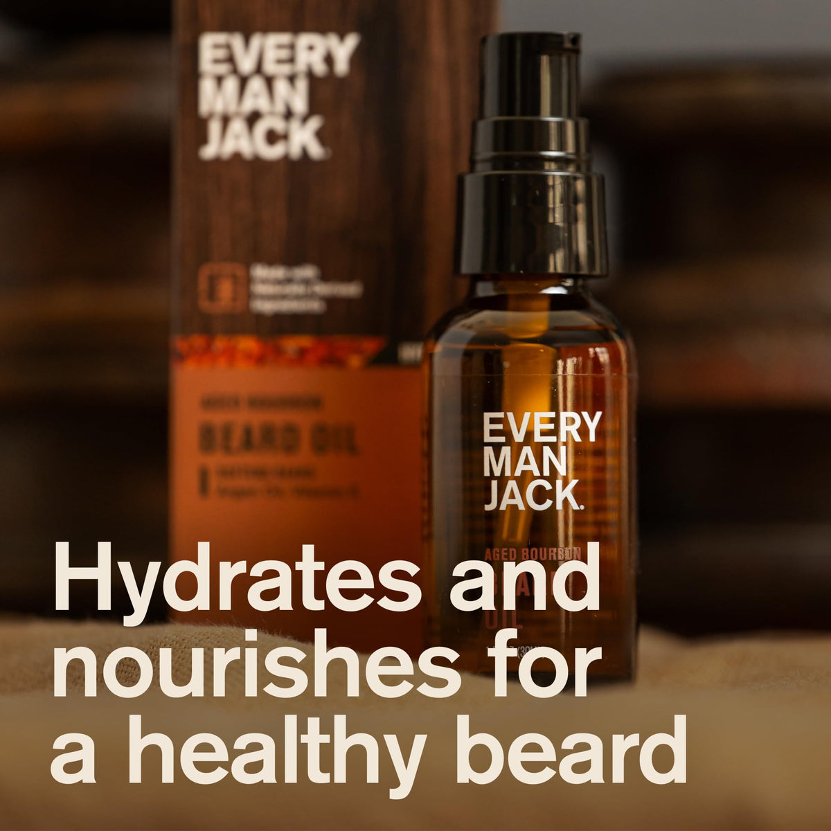 Every Man Jack back label close-up showing ingredients and directions for straightforward use