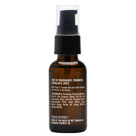 Every Man Jack bottle on bathroom counter with wash and balm demonstrating complete routine