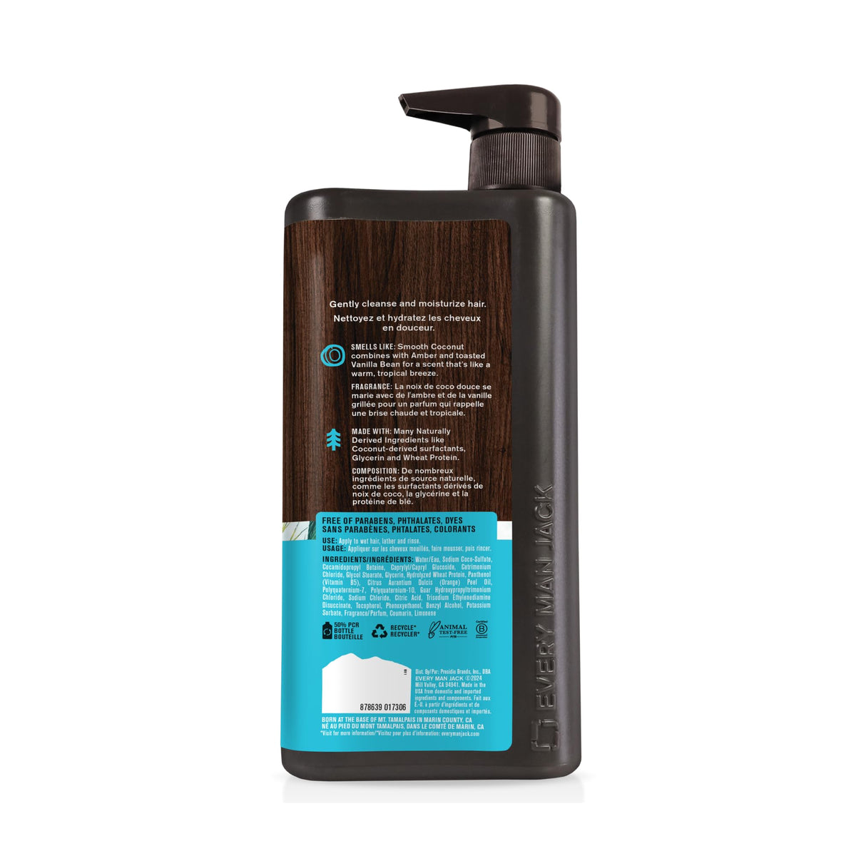 Every Man Jack used on beard and hair showing quick softening benefit