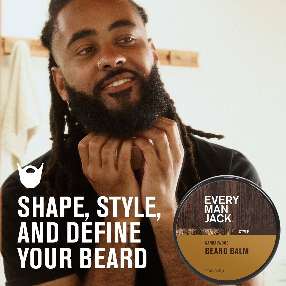 Every Man Jack open tin close-up texture of balm showing smooth application
