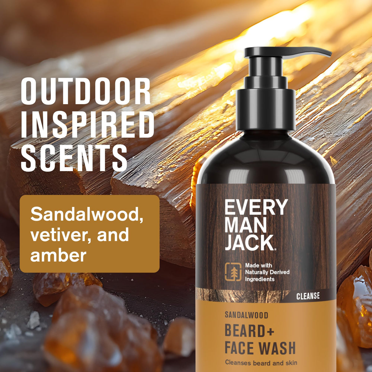 Every Man Jack Beard Butter open jar showing creamy texture for hydration