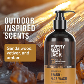 Every Man Jack Beard Butter open jar showing creamy texture for hydration
