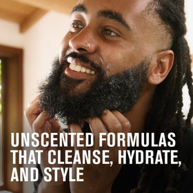 Every Man Jack beard butter close-up showing creamy texture for hydration