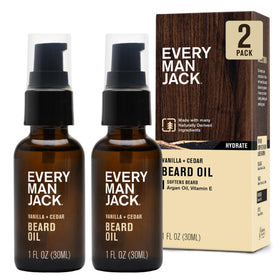 Every Man Jack front packaging showing two 1 fl oz bottles for easy replenishment