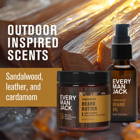 Every Man Jack beard oil with glass dropper highlighting lightweight conditioning benefit