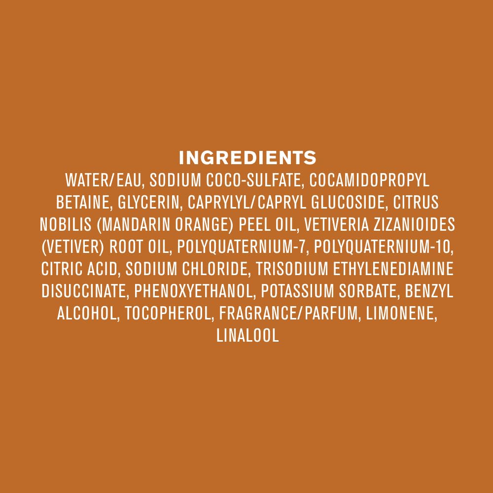 Every Man Jack back label showing directions and ingredient transparency benefit