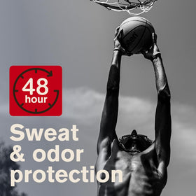 Every Man Jack stick open showing solid glide surface for smooth application benefit