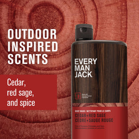 Every Man Jack foam texture demonstrating gentle cleansing and hydration