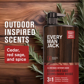 Every Man Jack creamy lather texture demonstrating gentle cleansing and hydration benefit