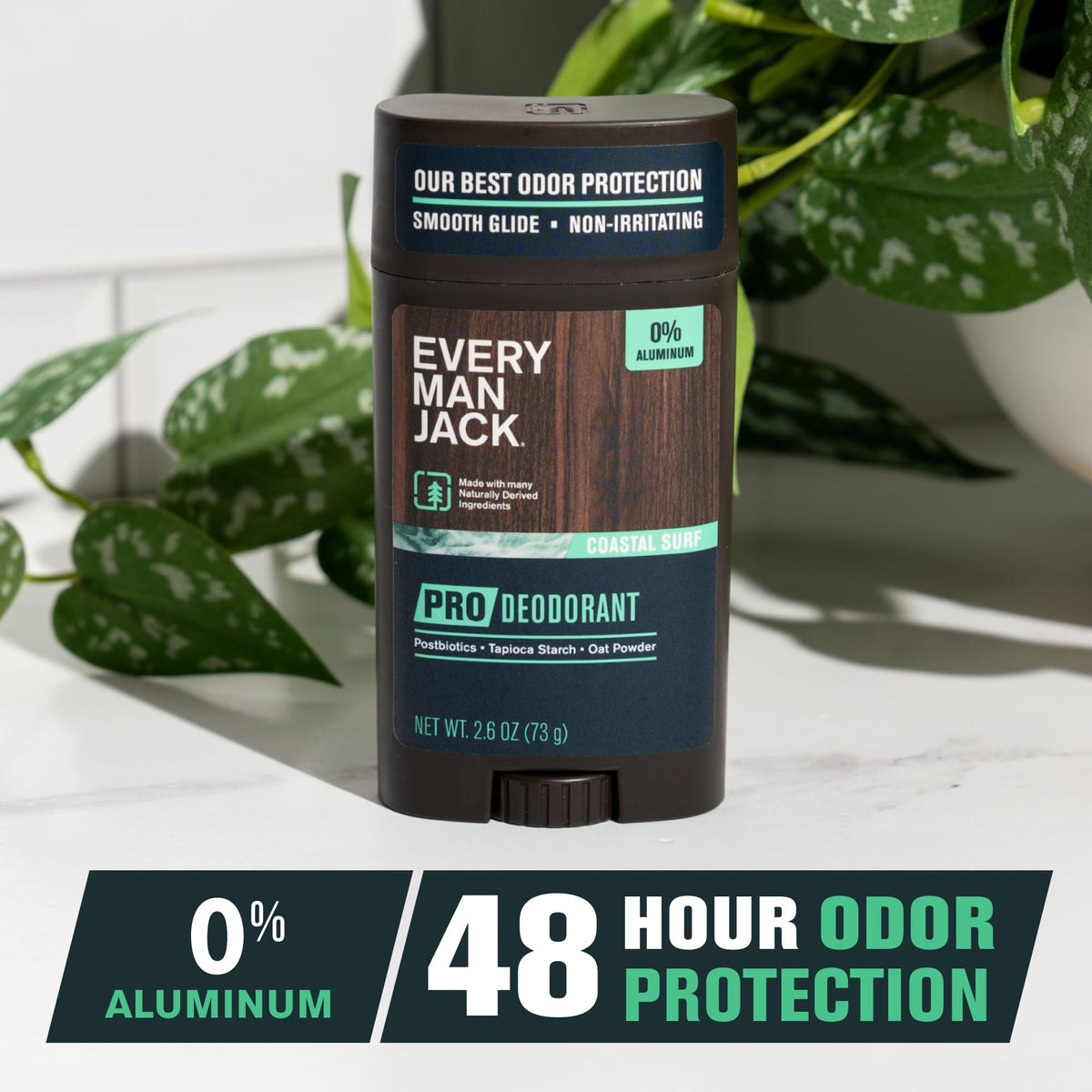 Every Man Jack close-up of smooth deodorant texture for even application