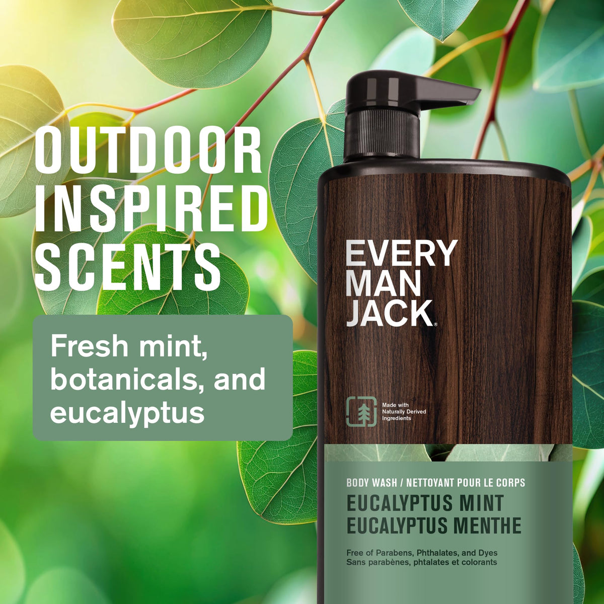 Every Man Jack rich lather close-up demonstrating gentle clean and hydration benefit