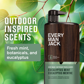Every Man Jack rich lather close-up demonstrating gentle clean and hydration benefit