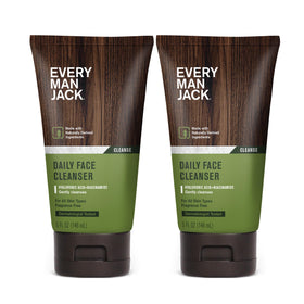 Every Man Jack front packaging showing clean design and size benefit
