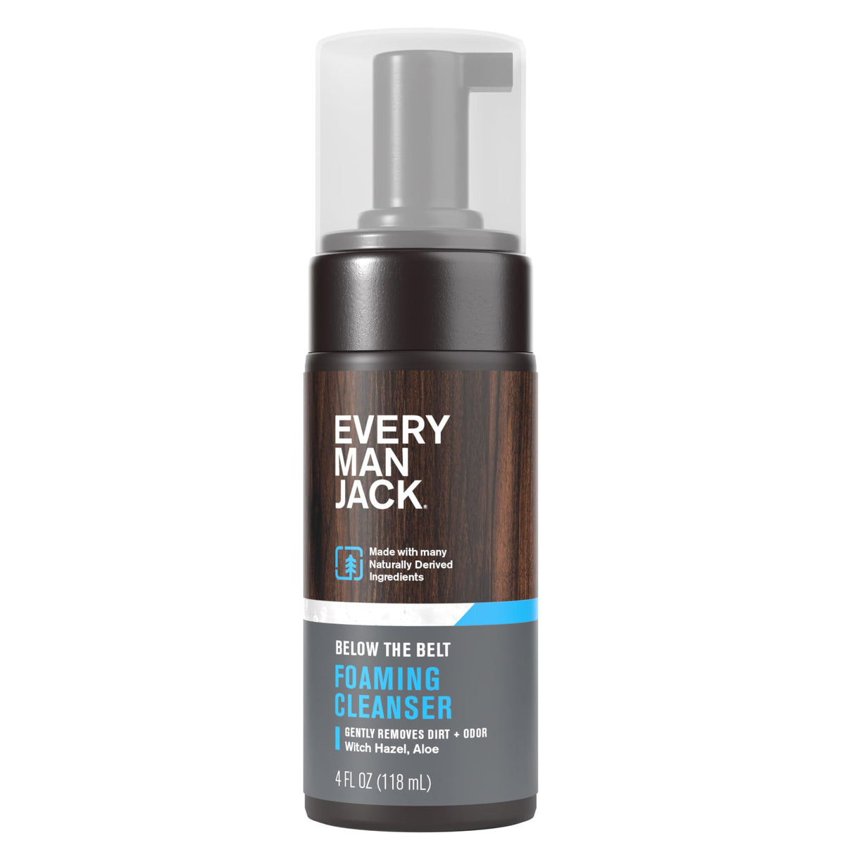 Every Man Jack front bottle showing packaging and clean design
