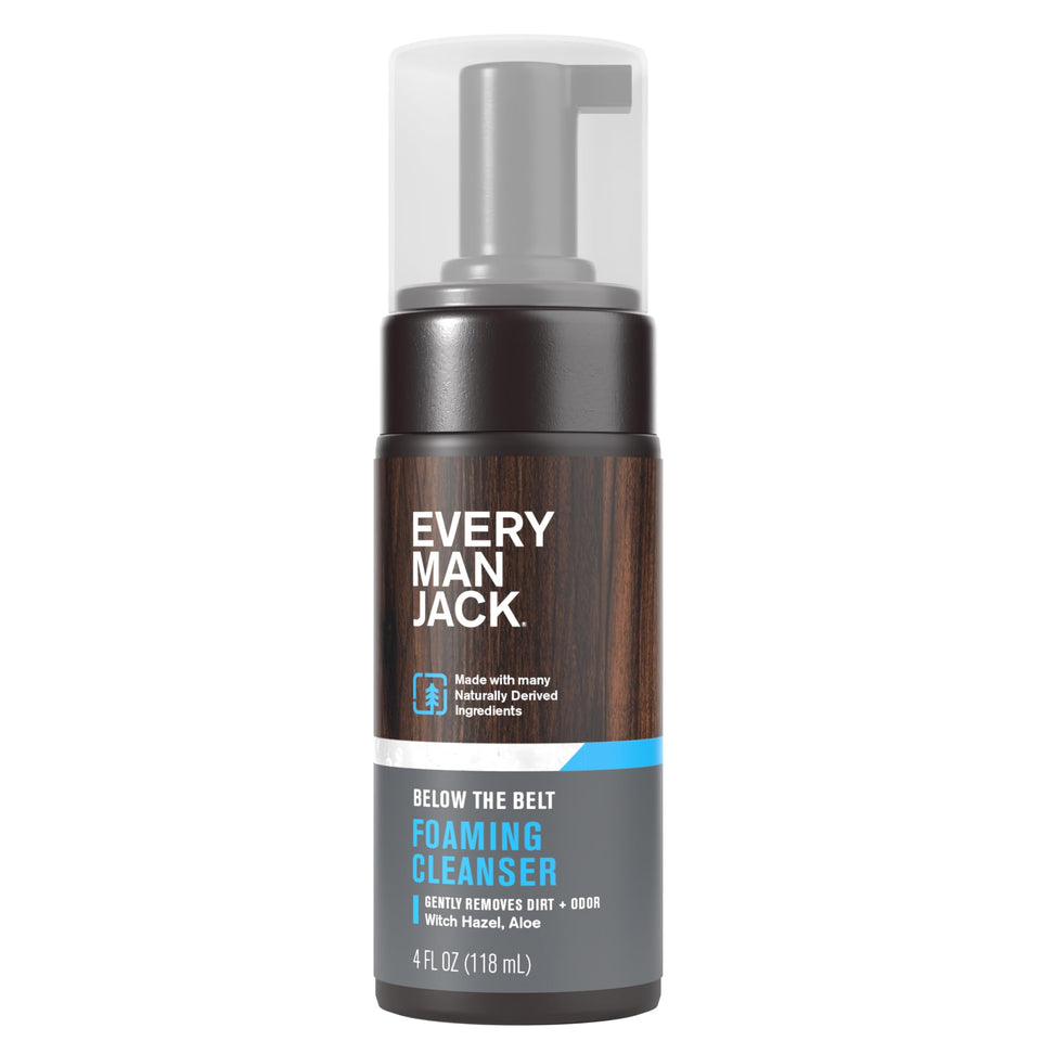 Every Man Jack front bottle showing packaging and clean design