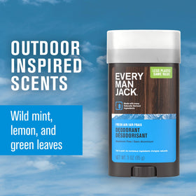 Every Man Jack texture on skin demonstrating non-greasy finish and quick absorption