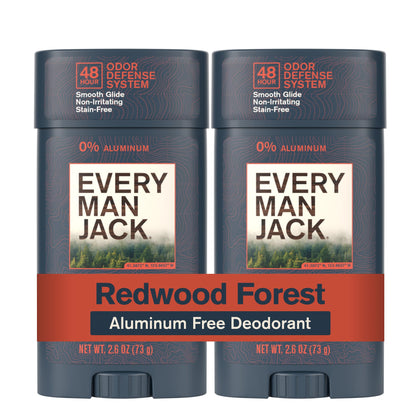 Every Man Jack front packaging showing redwood forest scent and benefits