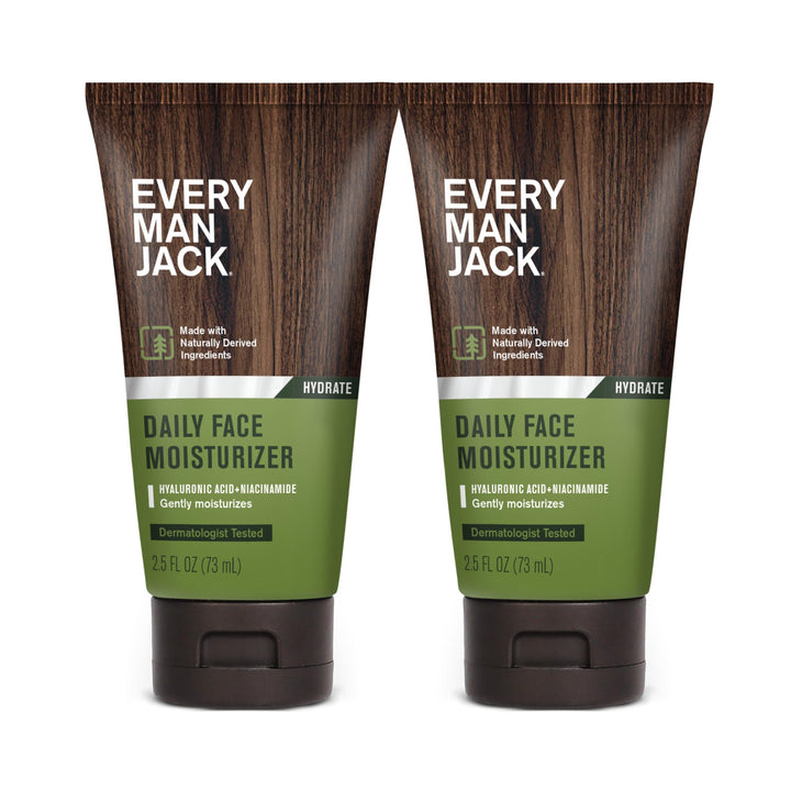 Every Man Jack front packaging showing bottle and product name for simple hydration