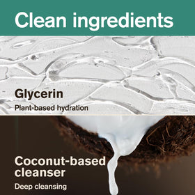 Every Man Jack ingredient highlight with coconut and glycerin for hydration