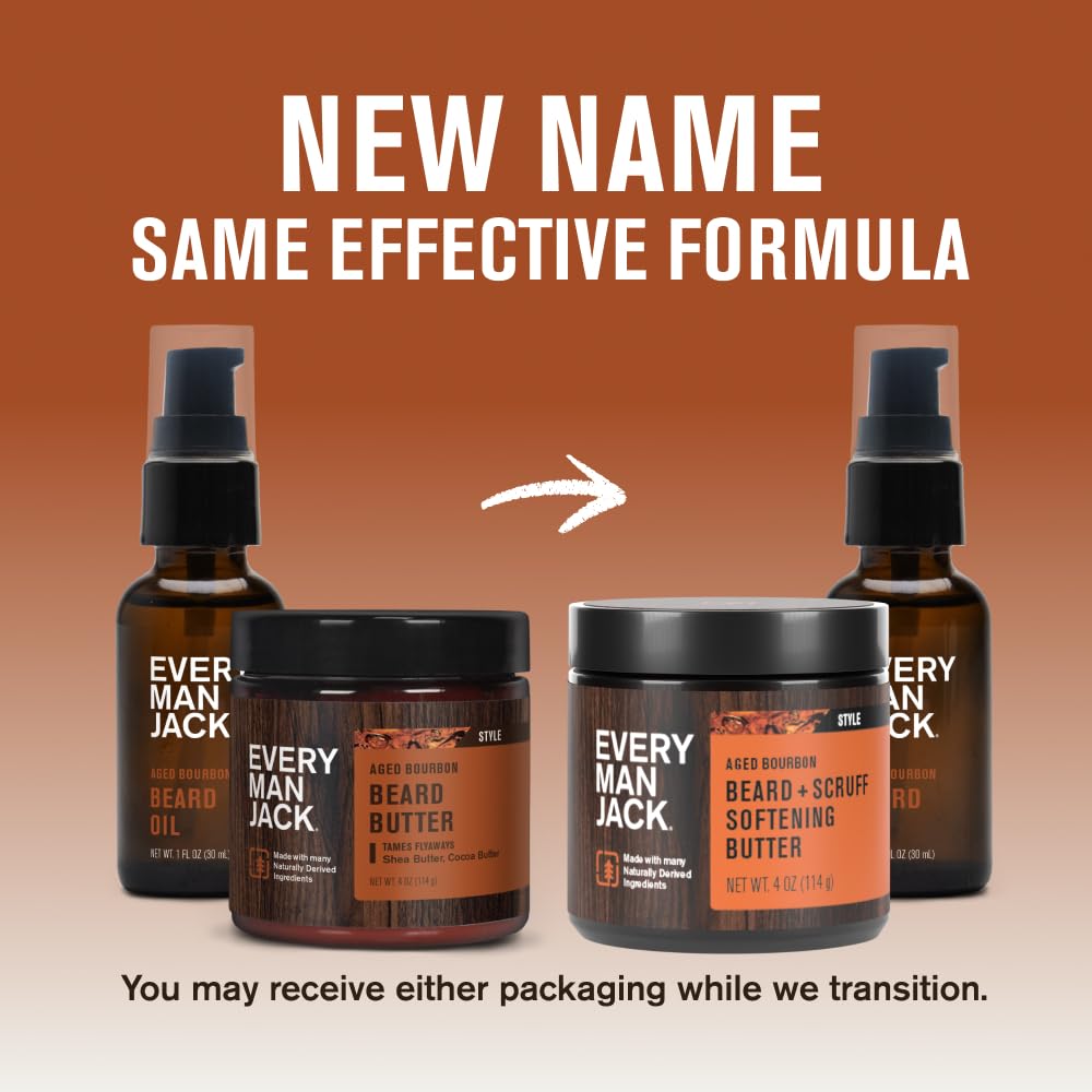 Label close-up on Every Man Jack jar listing natural ingredients and transparency benefit