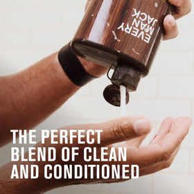 Every Man Jack label close-up with ingredient list for informed choice