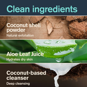 Every Man Jack label close-up listing naturally derived ingredients for reassurance