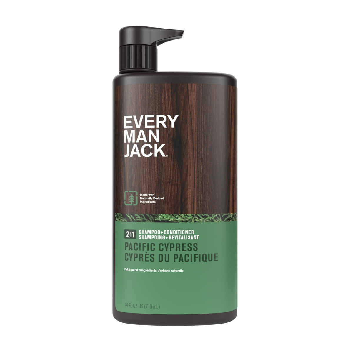 Every Man Jack bottle on bathroom counter showing tidy grooming routine benefit