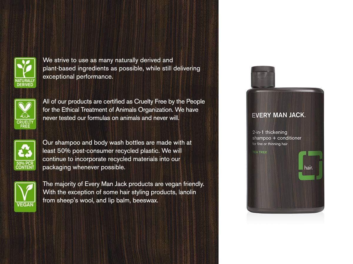 Every Man Jack dispensing texture on hand showing creamy conditioning lather