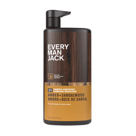 Every Man Jack scent notes graphic with amber sandalwood vetiver showing warm fragrance benefit