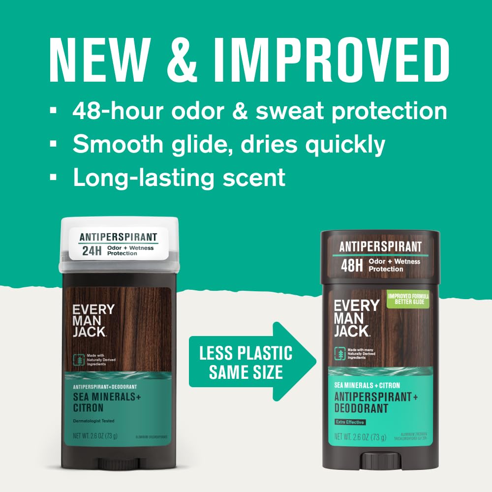 Every Man Jack packaging showing recycled material badge for eco benefit