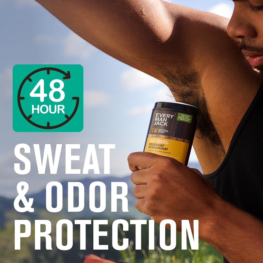 Every Man Jack close-up of antiperspirant stick highlighting smooth glide