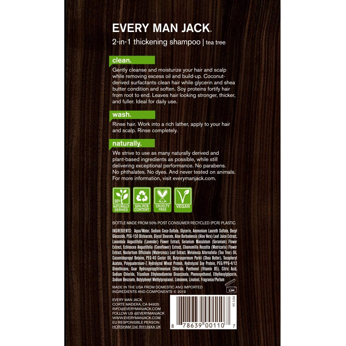 Close-up of soy protein visual representing Every Man Jack strengthening benefit