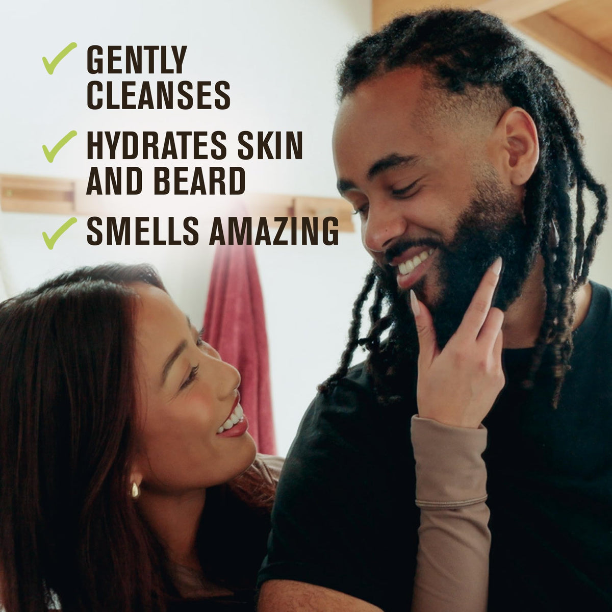 Every Man Jack used before beard oil to improve absorption and manageability