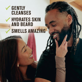 Every Man Jack used before beard oil to improve absorption and manageability